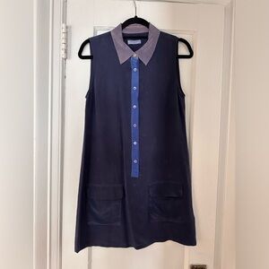 Equipment silk long shirt or short dress size M.
